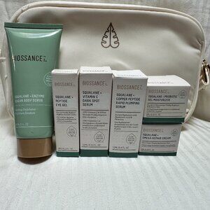 BRAND NEW! BIOSSANCE CROSS-BODY BAG WITH 6 SQUALANE PRODUCTS!